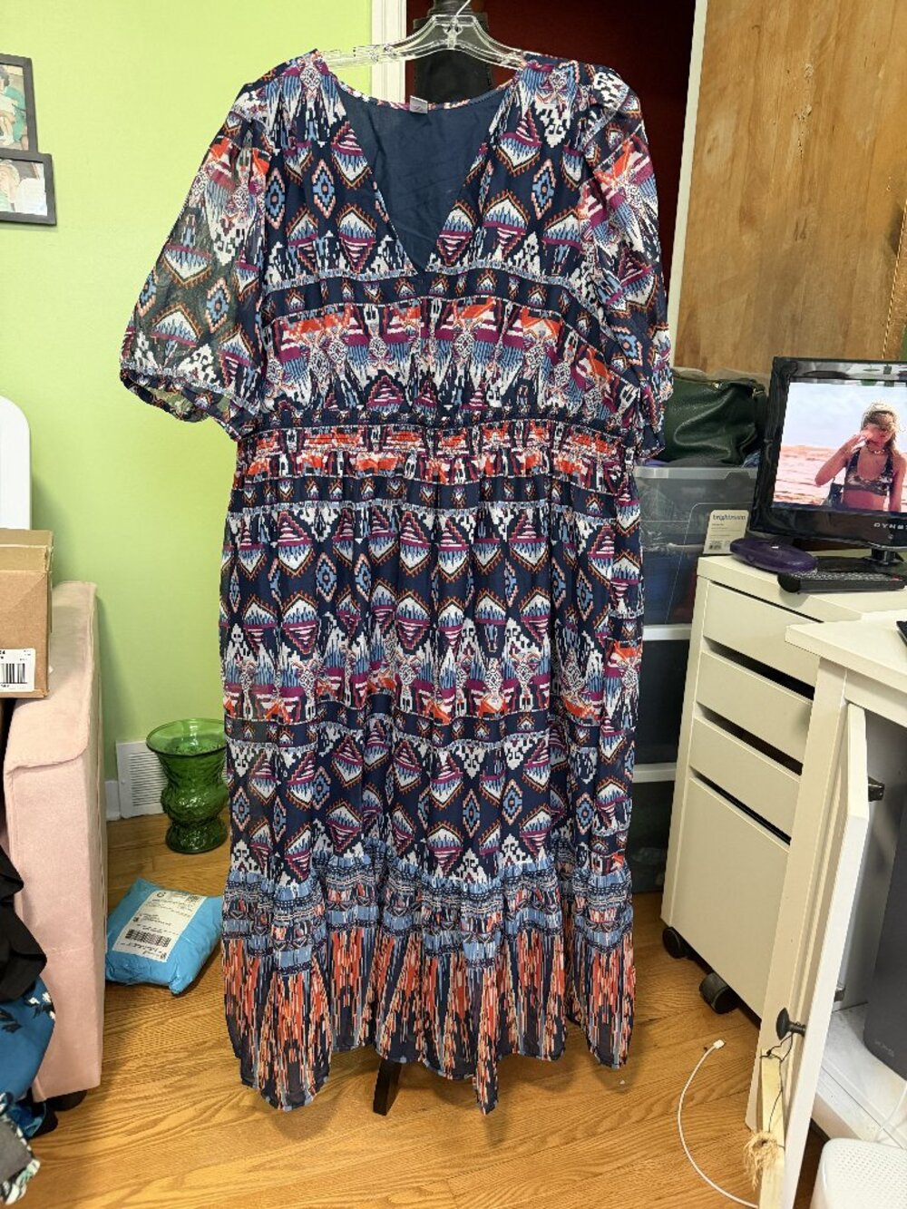 Old Navy 3X long Southwest Pattern Dress